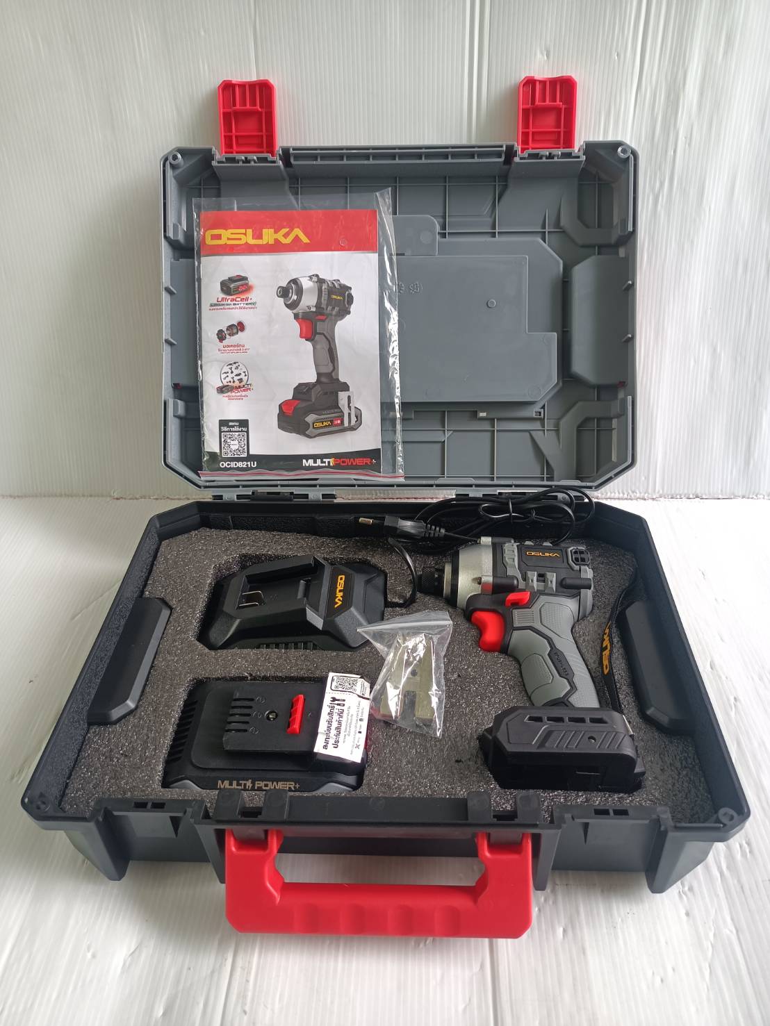 ไขควงกระแทกไร้สาย 20V OCID821U-D1 OSUKA รุ่นใหม่ กล่องแบบใหม่