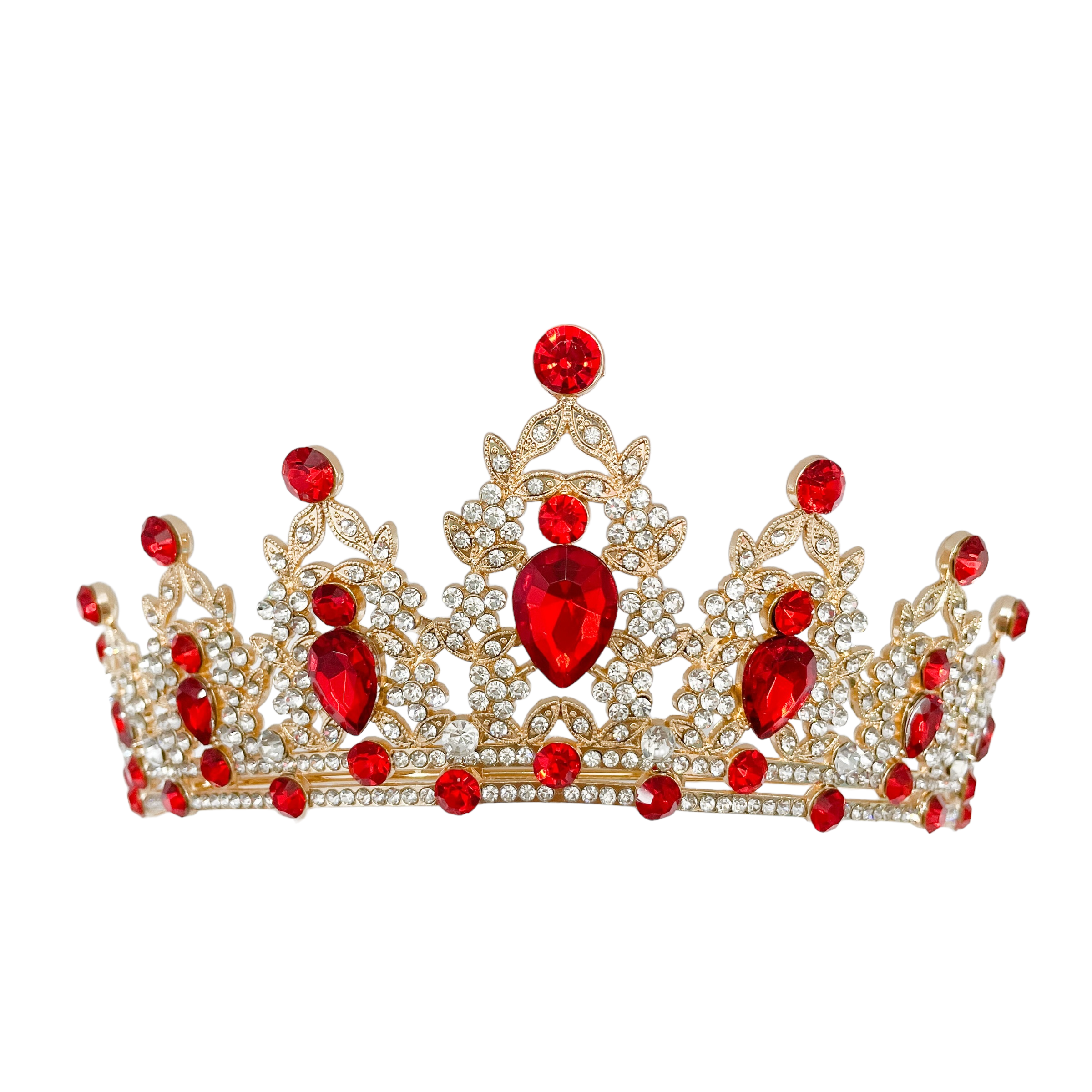 (พร้อมส่ง) เทียร่า 146 สีทอง-แดง งานสวย ปราณีต QCเพชรทุกเม็ด สินค้าพร้อมส่งจากไทย