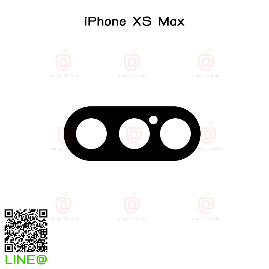 กระจกเลนส์กล้องหลัง iPhone XS Max