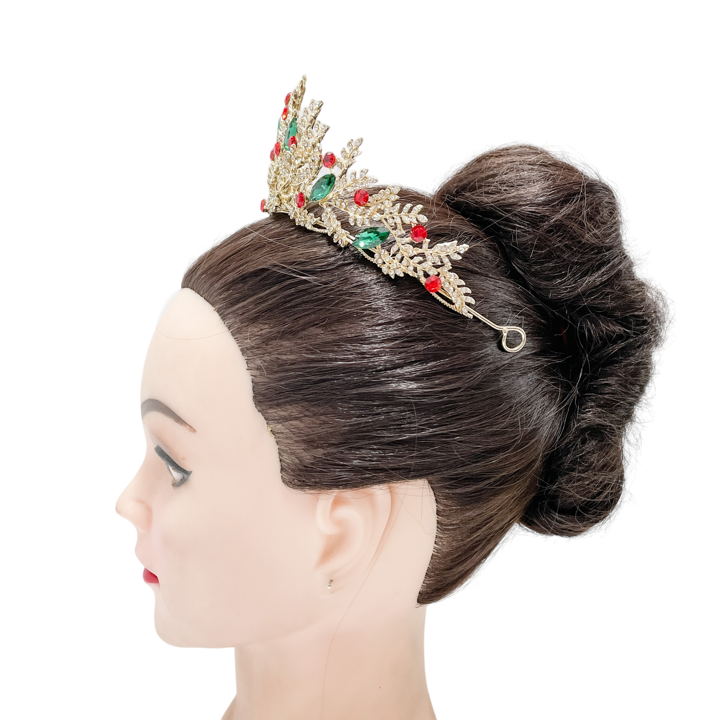 (พร้อมส่ง) มงกุฎคริสต์มาส 001 งานสวย ปราณีต QCเพชรทุกเม็ด สินค้าพร้อมส่งจากไทย