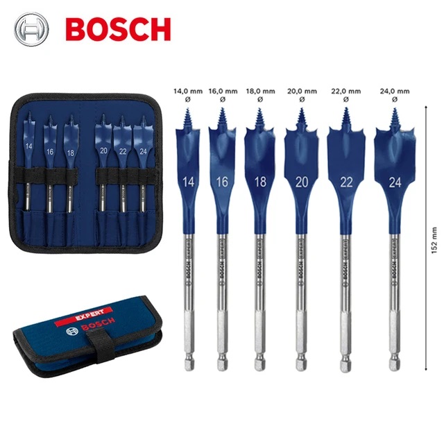 ชุดดอกเจาะใบพาย 6ชิ้น BOSCH Expert (14/16/18/20/22/24)