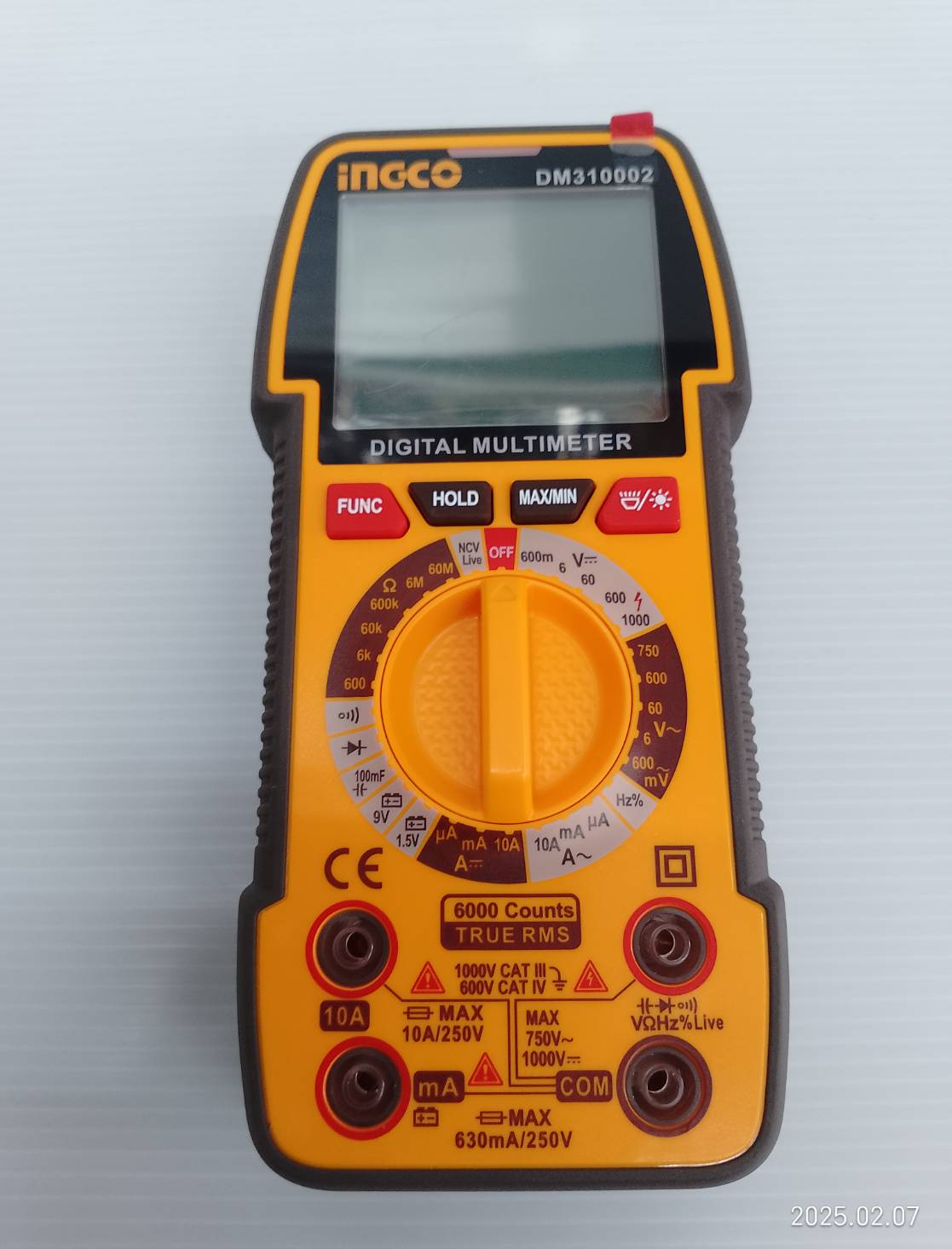 INGCO COMBO SET ชุดช่างไฟฟ้า ปากกาวัดไฟ+มัลติมิเตอร์+แคลมป์มิเตอร์ 3ตัวชุด รุ่น COS24067