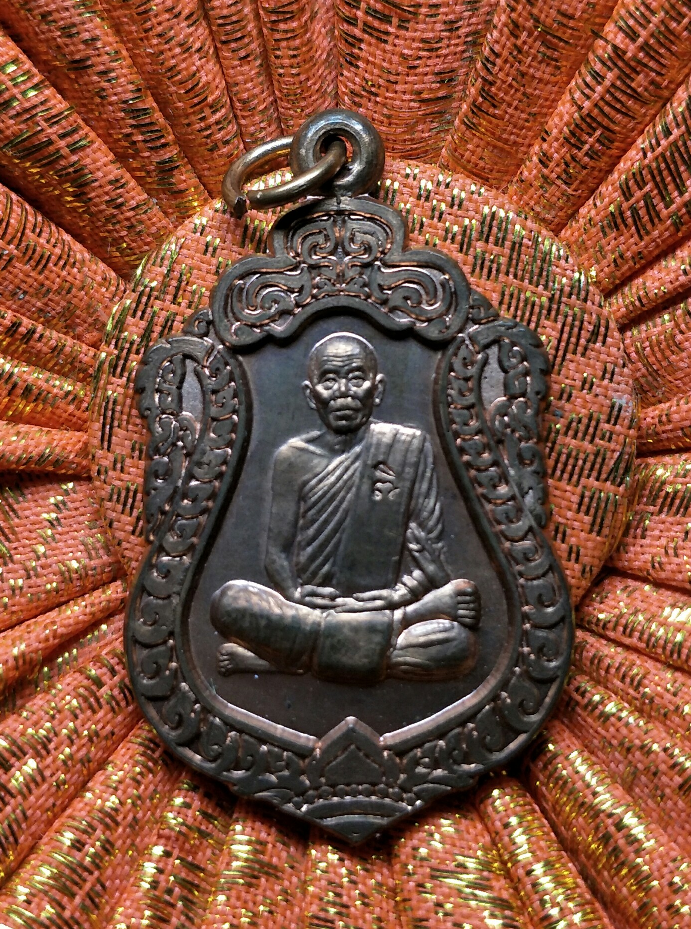 เหรียญเสมา รุ่น1 หลวงปู่ประสาร สุมโน วัดป่าหนองไคร้ จ.ยโสธร พระวัดป่าสายพ่อแม่ครูบาอาจารย์หลวงปู่มั่น สวยแดงเดิม