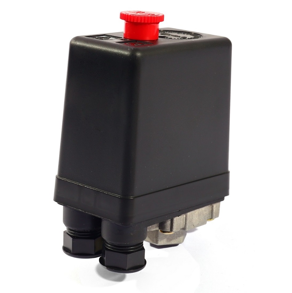 POLO สวิตช์ควบคุมแรงดัน ระบบลม (1 WAY) รุ่น PC-7 ช่วงแรงดัน 20-175 PSI ใช้งานสำหรับปั๊มลม (โปโล)