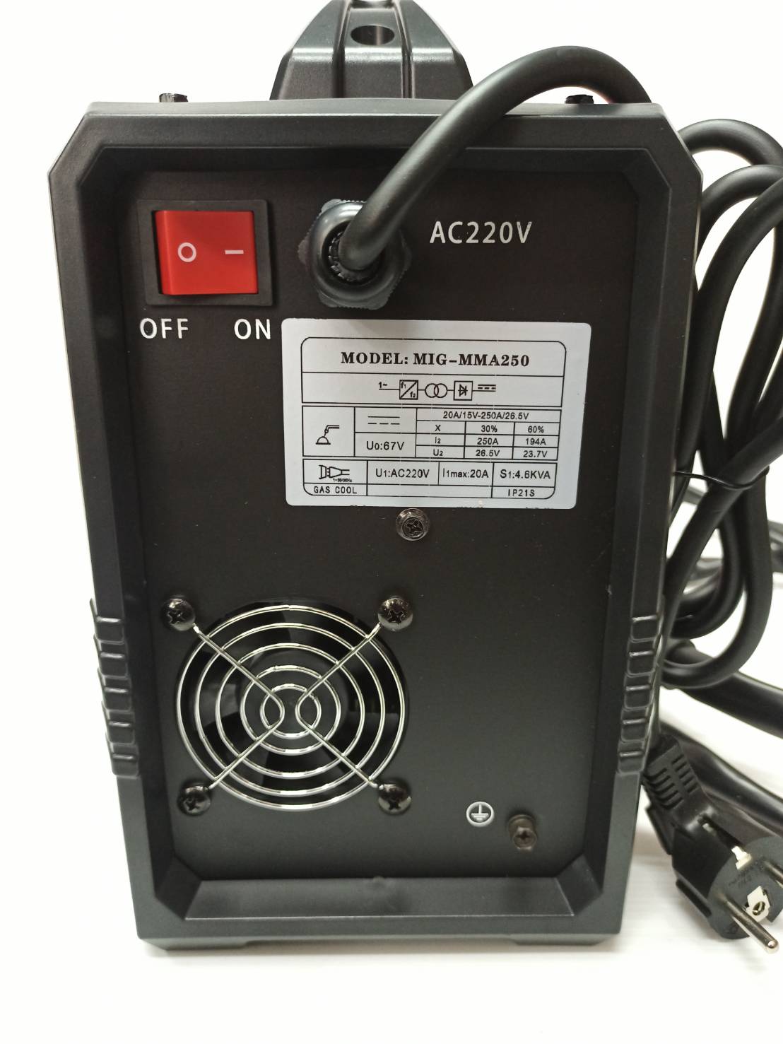 เครื่องเชื่อมไฟฟ้า3ระบบ MIG-MMA250 EUROX