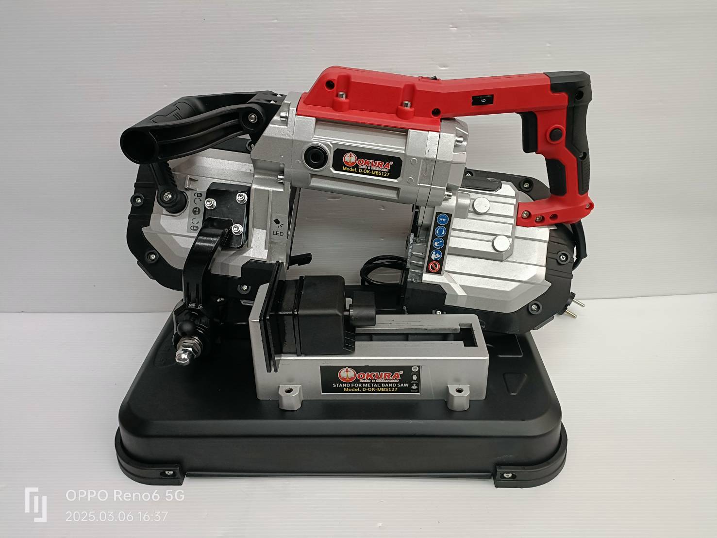 เลื่อยสายพานตัดเหล็ก รุ่น D-OK-MBS127 OKURA