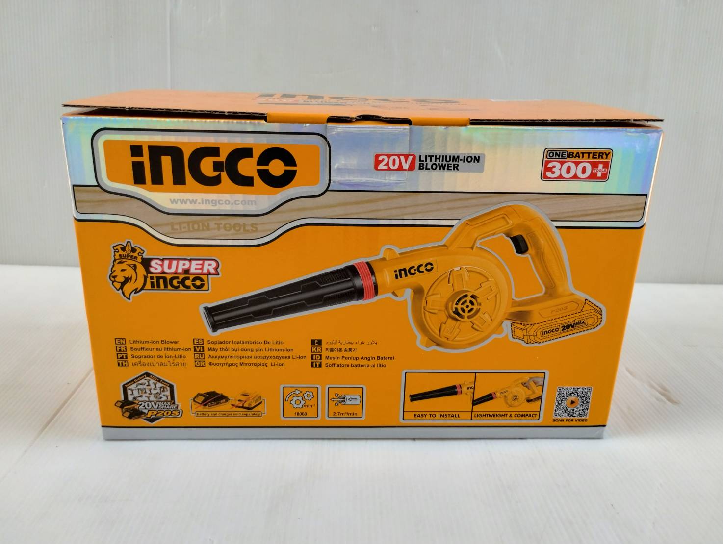 เครื่องเป่าลม20V CABLI20028 INGCO (ตัวเปล่า)