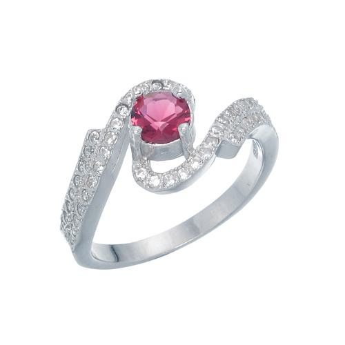 แหวนเงินแท้925เพรชประดับเพรชแท้สวิส เกรดดี น้ำใส