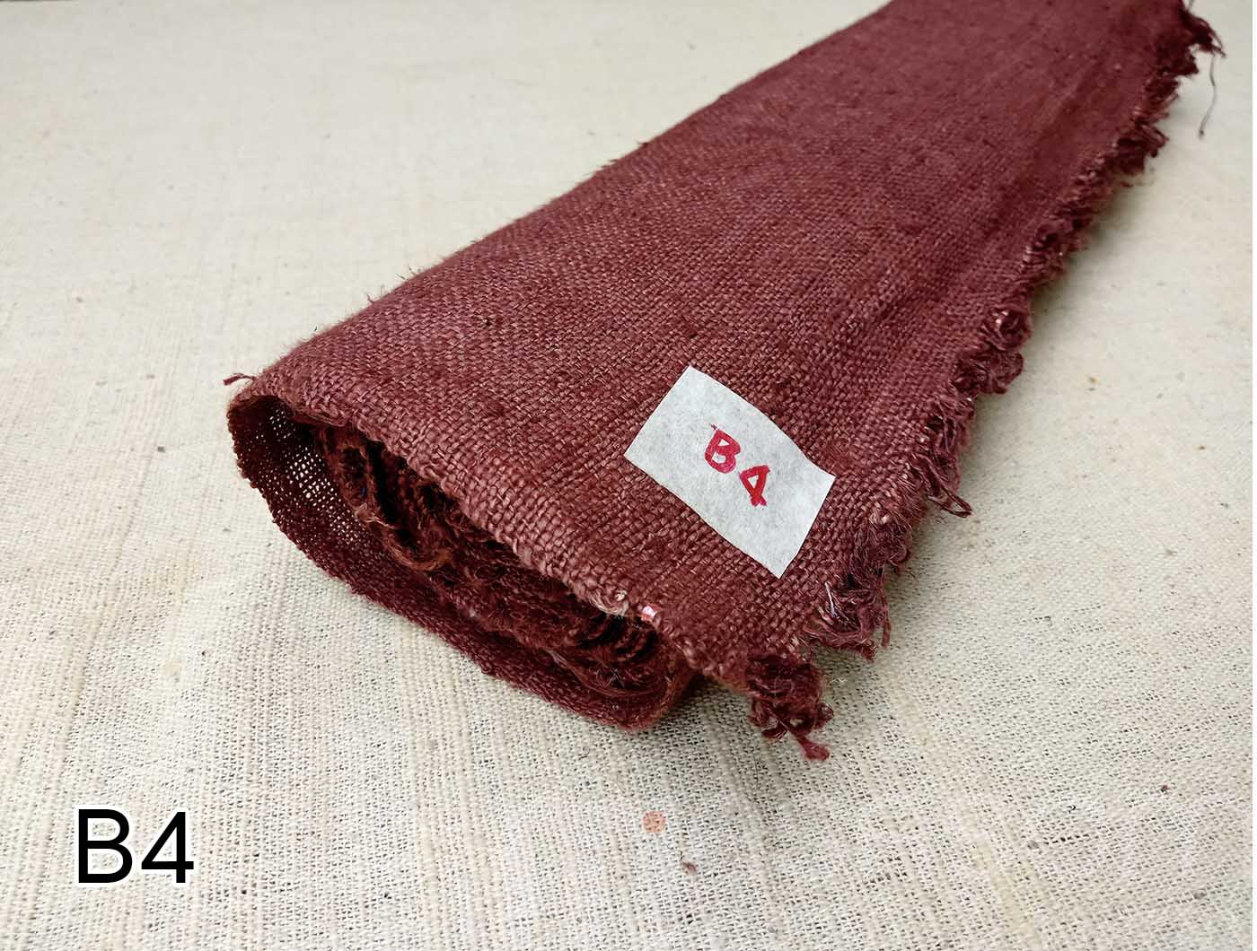 ผ้าใยกัญชงทอมือย้อมสี