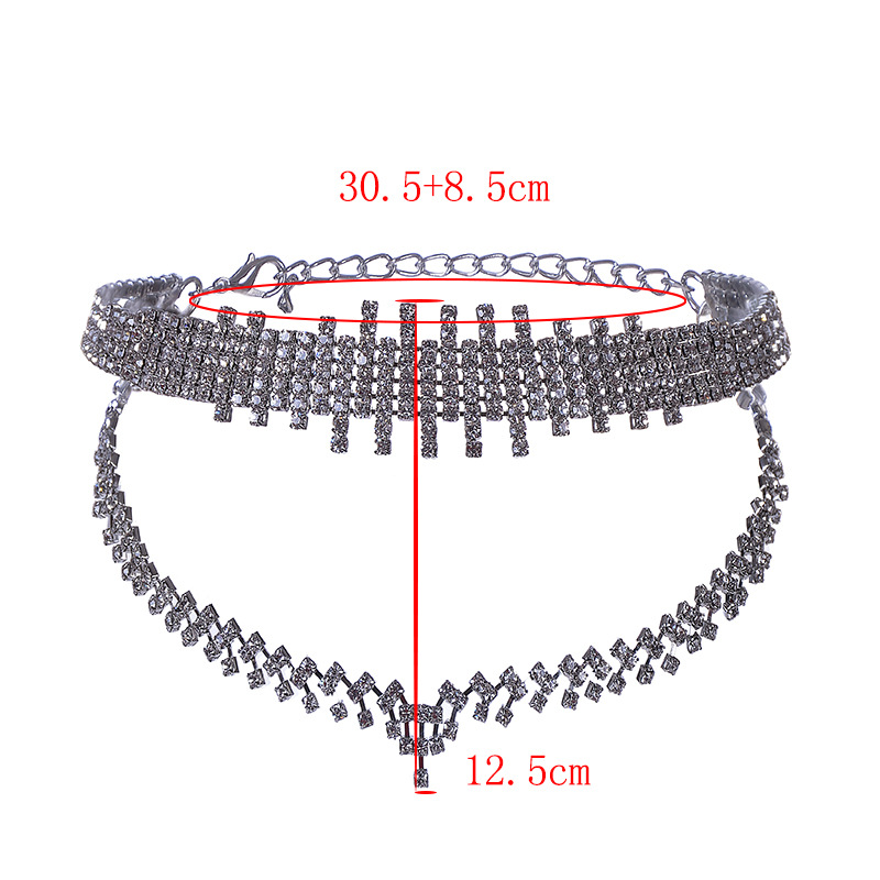 (พร้อมส่ง) โชคเกอร์ 002 สร้อยคอแฟชั่น สีทอง