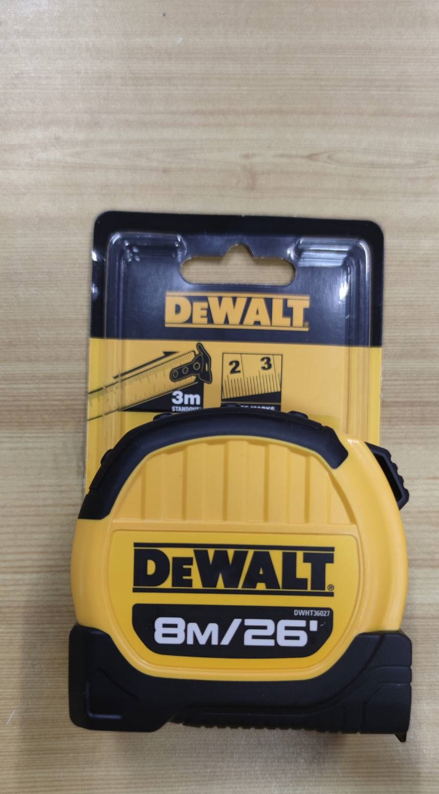 ตลับเมตร8เมตร DWHT36027 DEWALT