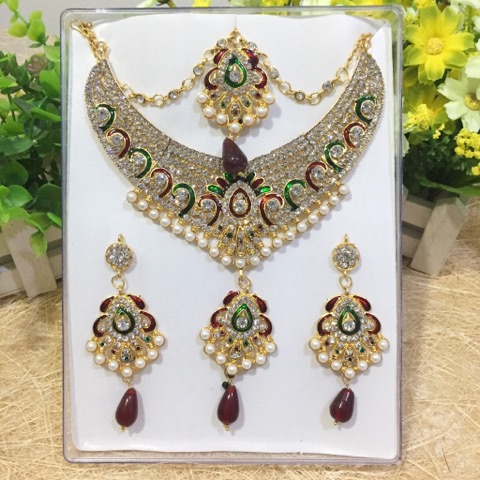 (พร้อมส่ง) เครื่องประดับอินเดีย 025