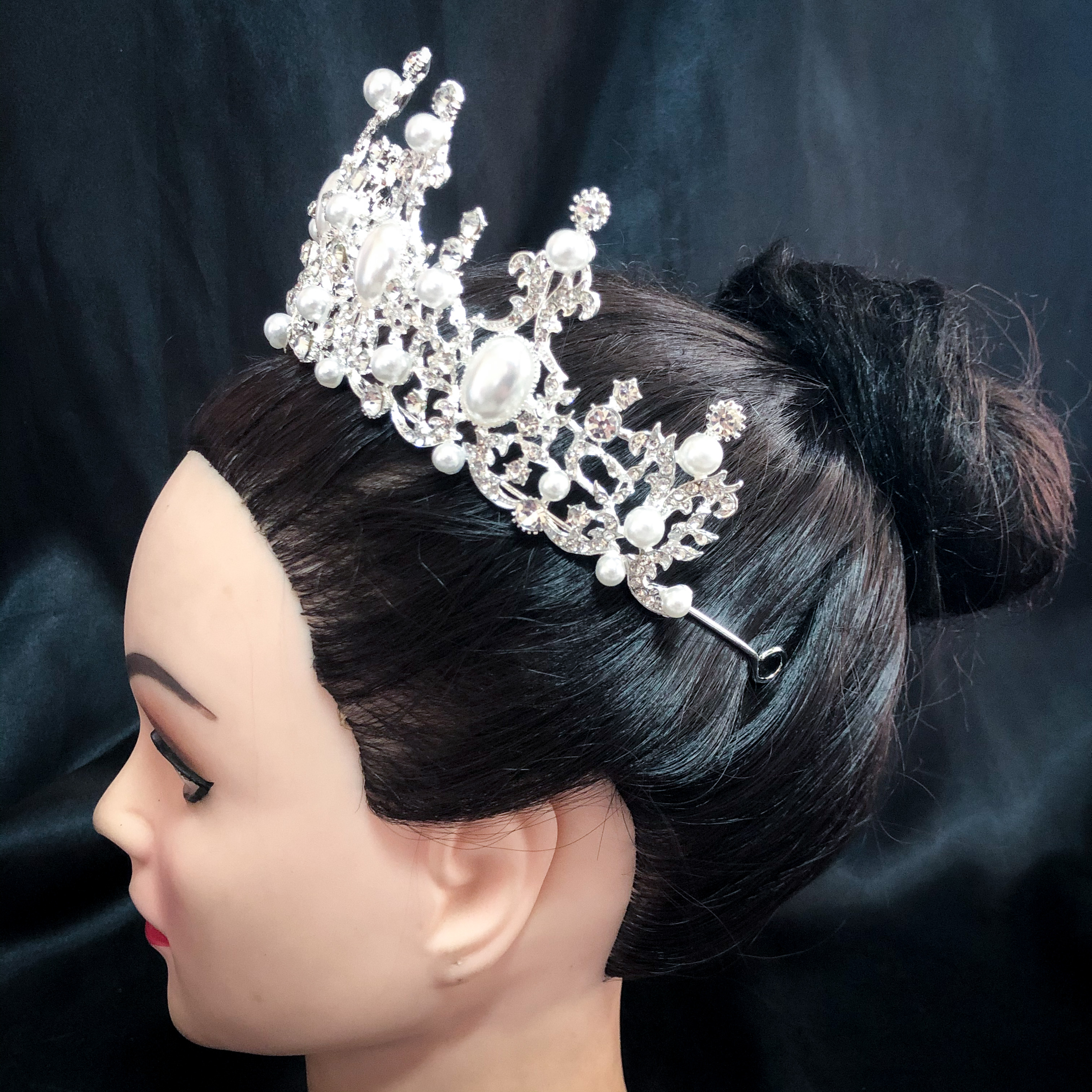 (พร้อมส่ง) เทียร่า 296 มงกุฎนางงาม มงกุฎเจ้าหญิง งานสวย ปราณีต QCเพชรทุกเม็ด สินค้าพร้อมส่งจากไทย