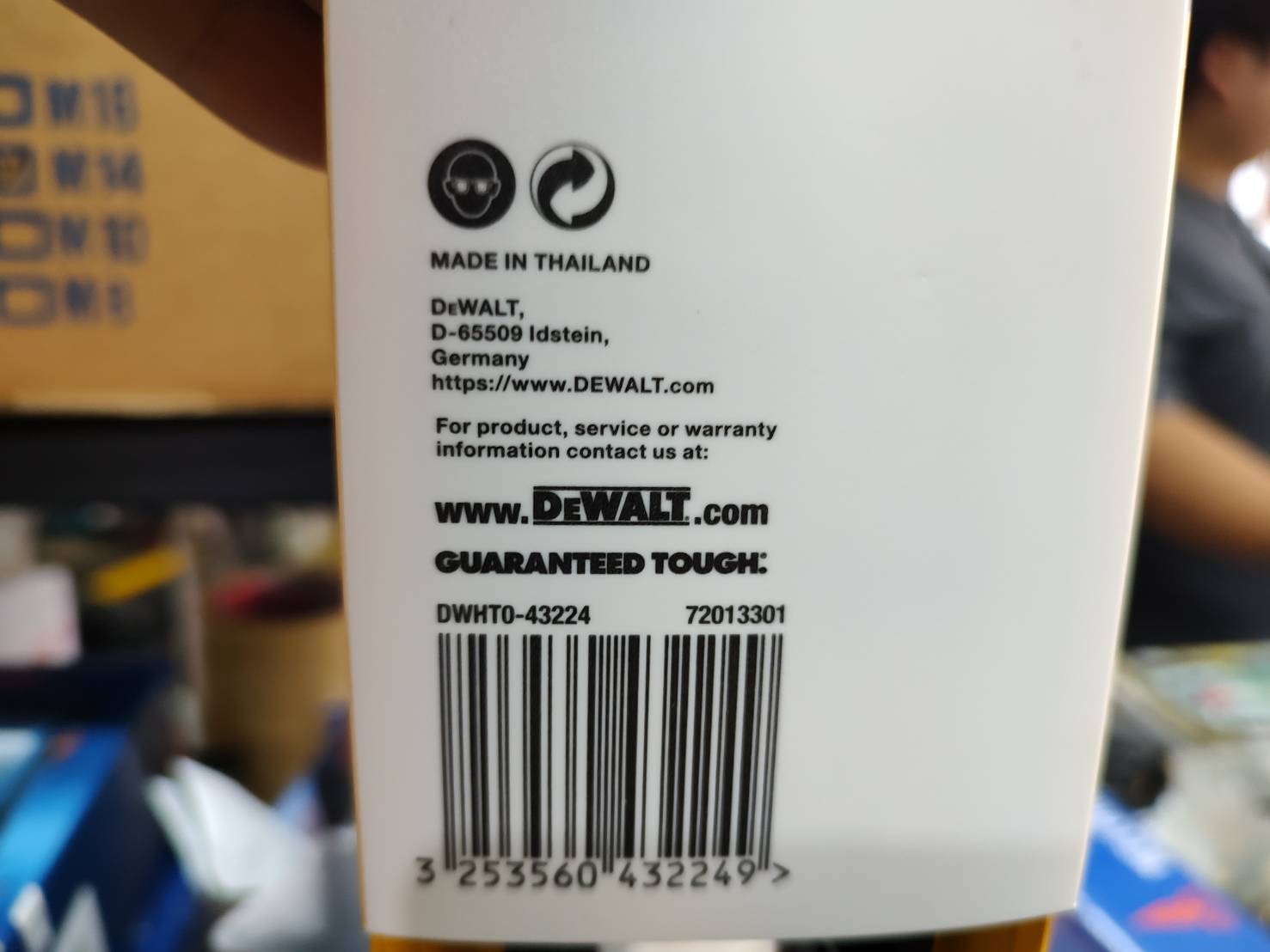 ระดับน้ำ box beam level ขนาด 60 ซม.DWHT0-43224 DEWALT