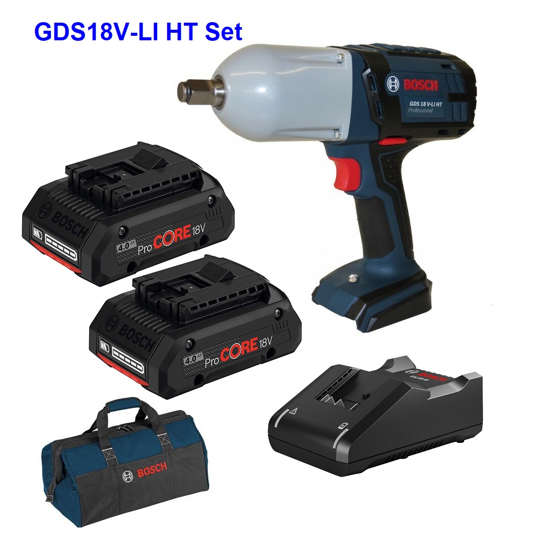 บล๊อกไร้สาย1/2 GDS18V-LI HT BOSCH