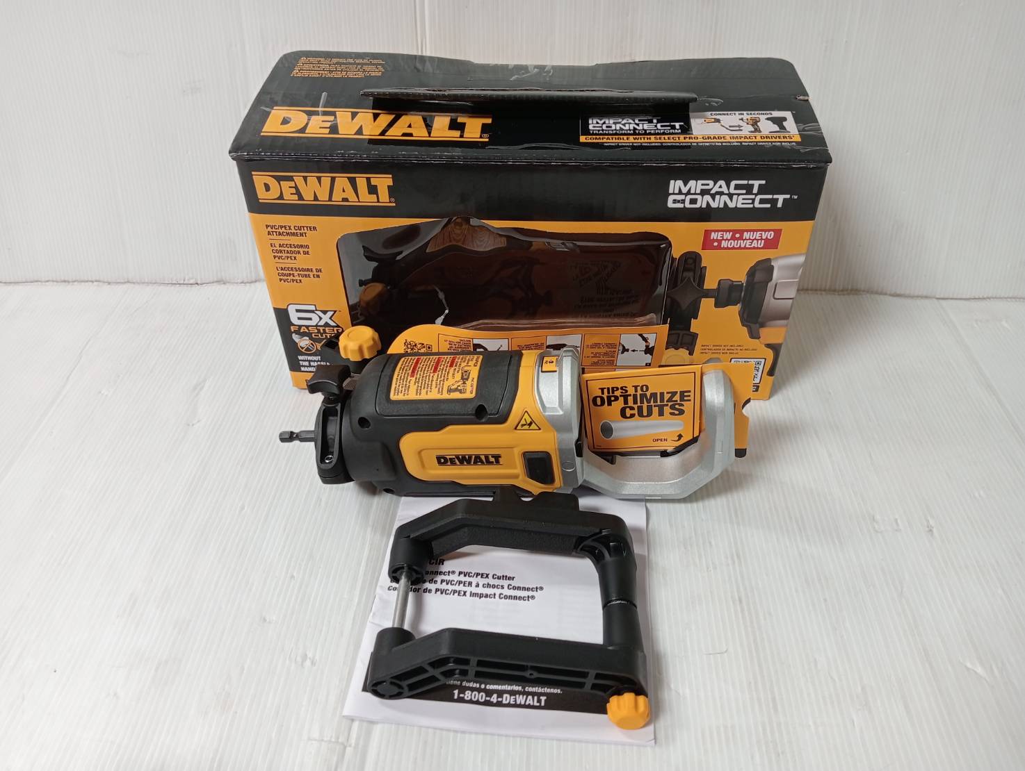 DEWALT อุปกรณ์เสริมสำหรับแปลงเป็นเครื่องตัดท่อ PVC/PEX DWAPVCIR