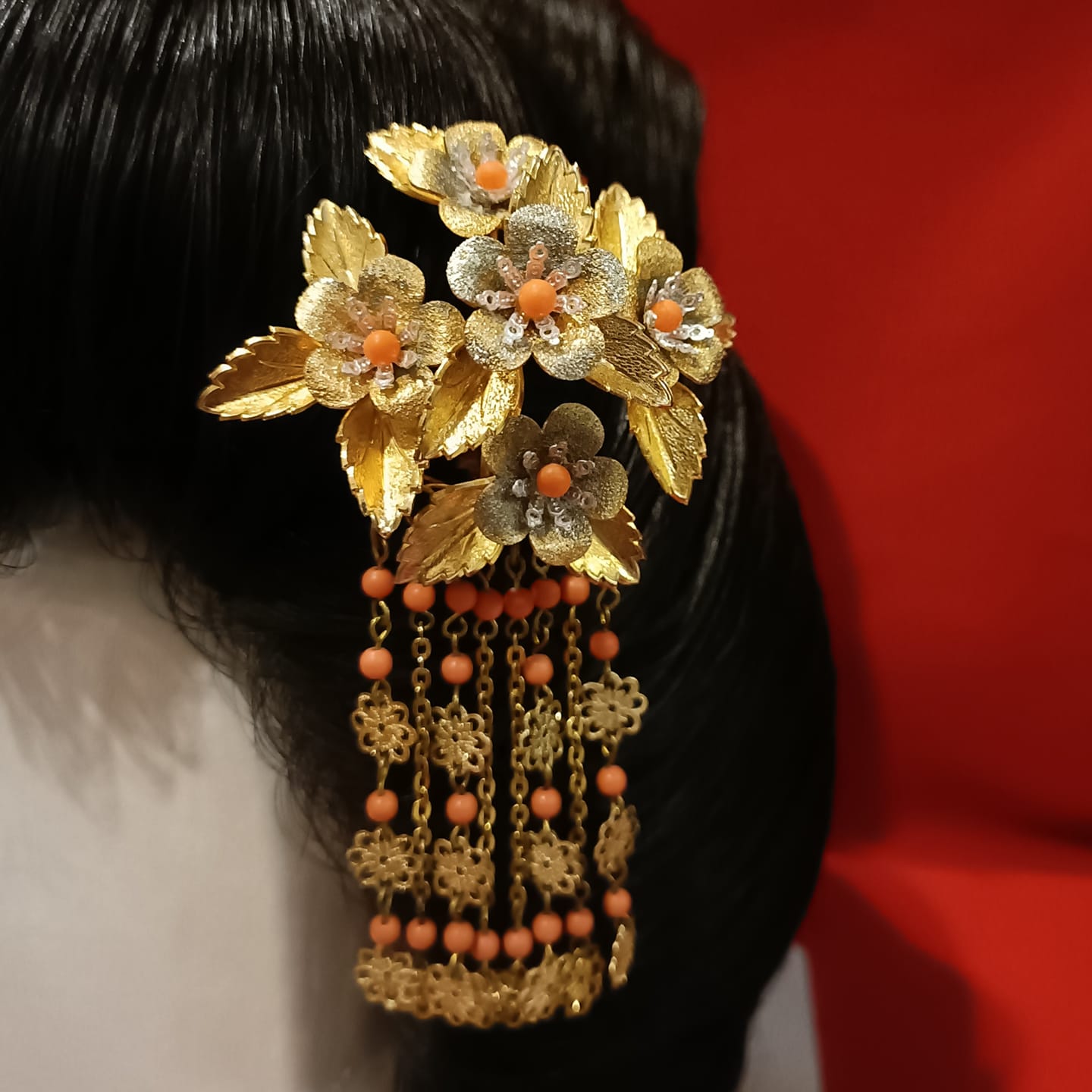 ชุดปิ่นดอกไม้(โลหะ)PINVIP0012