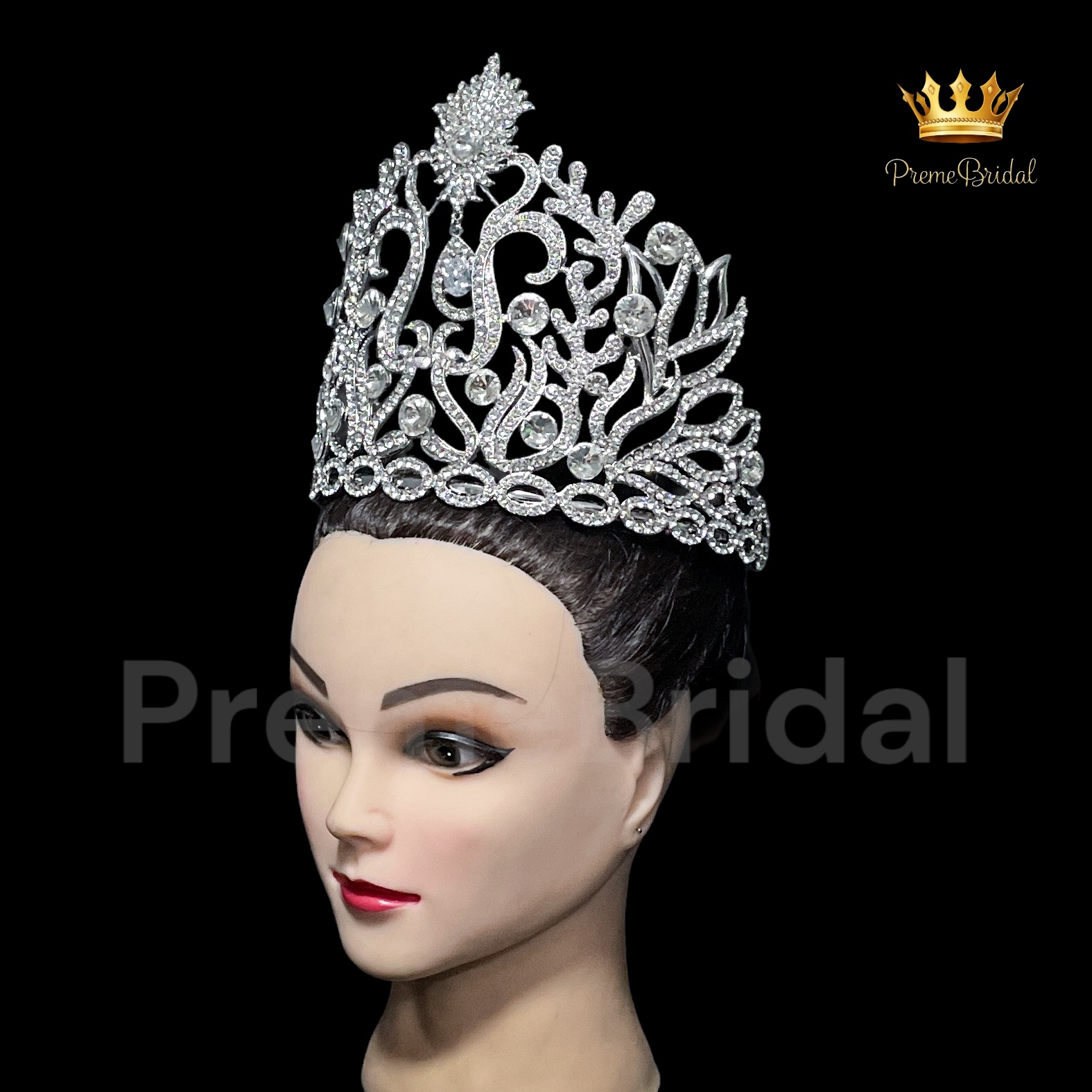 (พร้อมส่งจากไทย) มงกุฏ 111 สีเงิน มงกุฎนางสงกรานต์ มงกุฎประกวด สินค้าพร้อมส่ง ไม่ต้องรอนาน งานพรีเมี่ยม