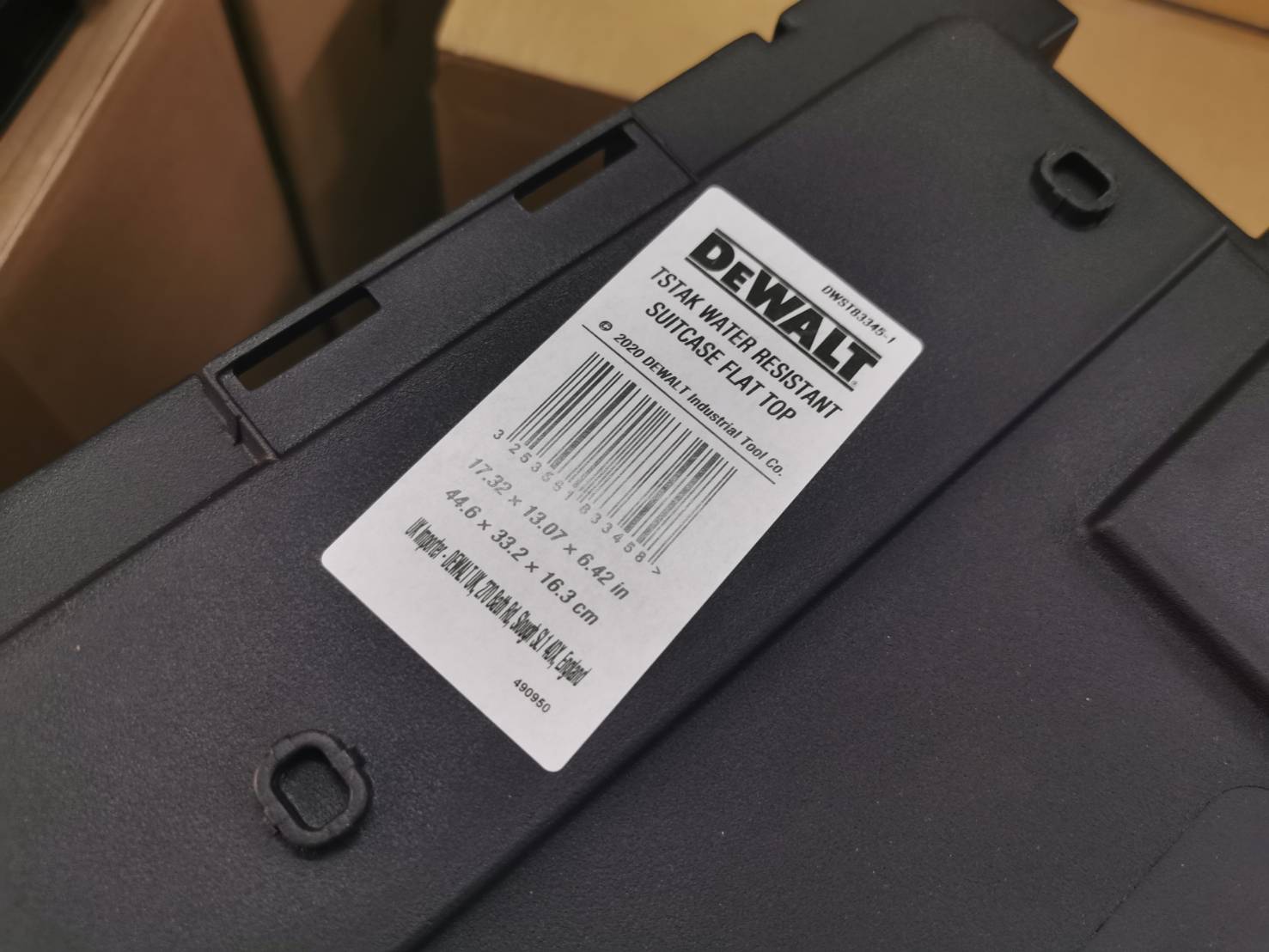 กล่องใส่เครื่องมือ+โฟม DWST83345-1 DEWALT T-STAK