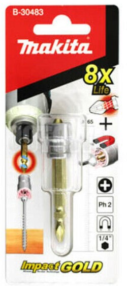 ดอกไขควง พร้อมปลอกแม่เหล็ก B-30483 MAKITA