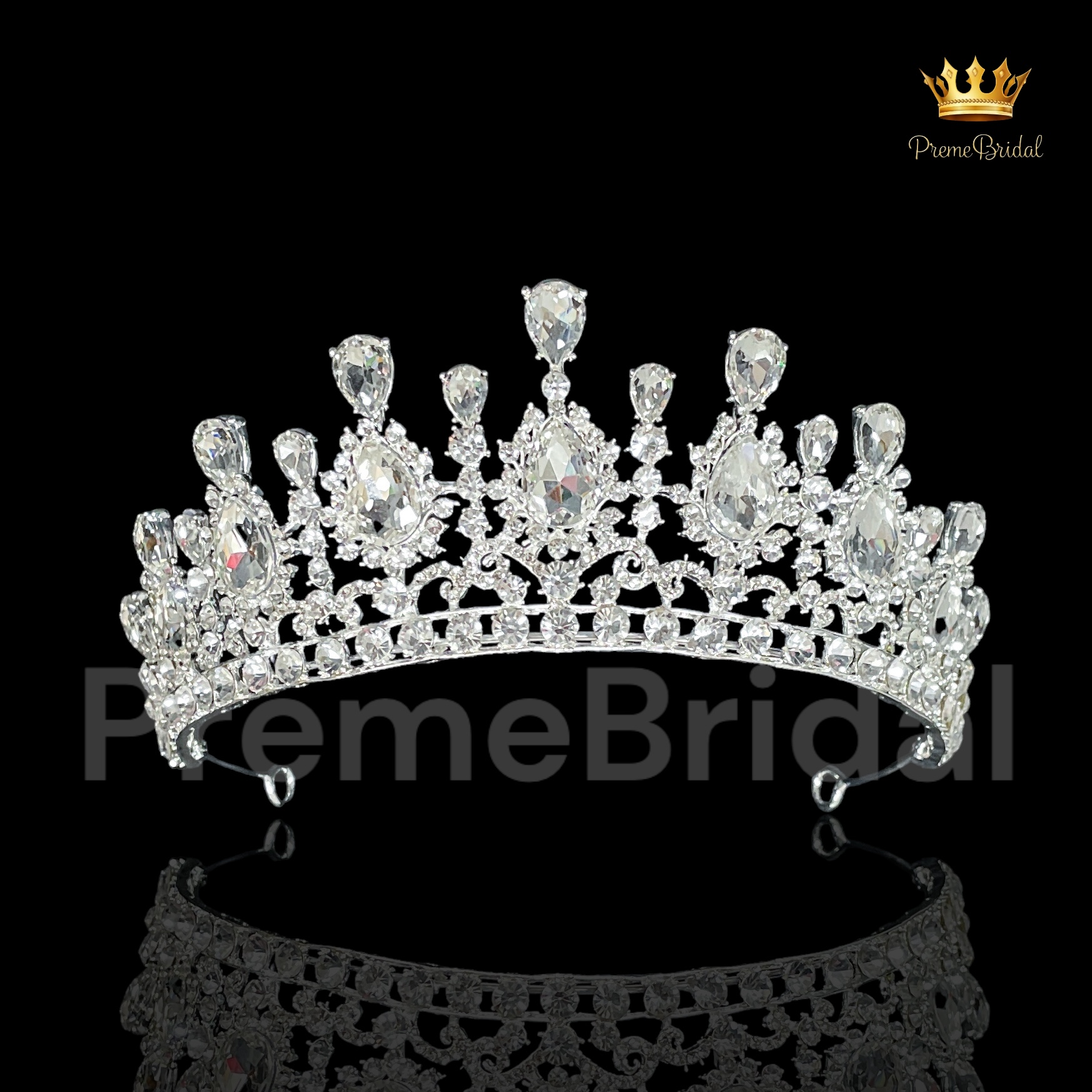 (พร้อมส่ง) เทียร่า 401 มงกุฎนางงาม งานสวย ปราณีต QCเพชรทุกเม็ด สินค้าพร้อมส่งจากไทย