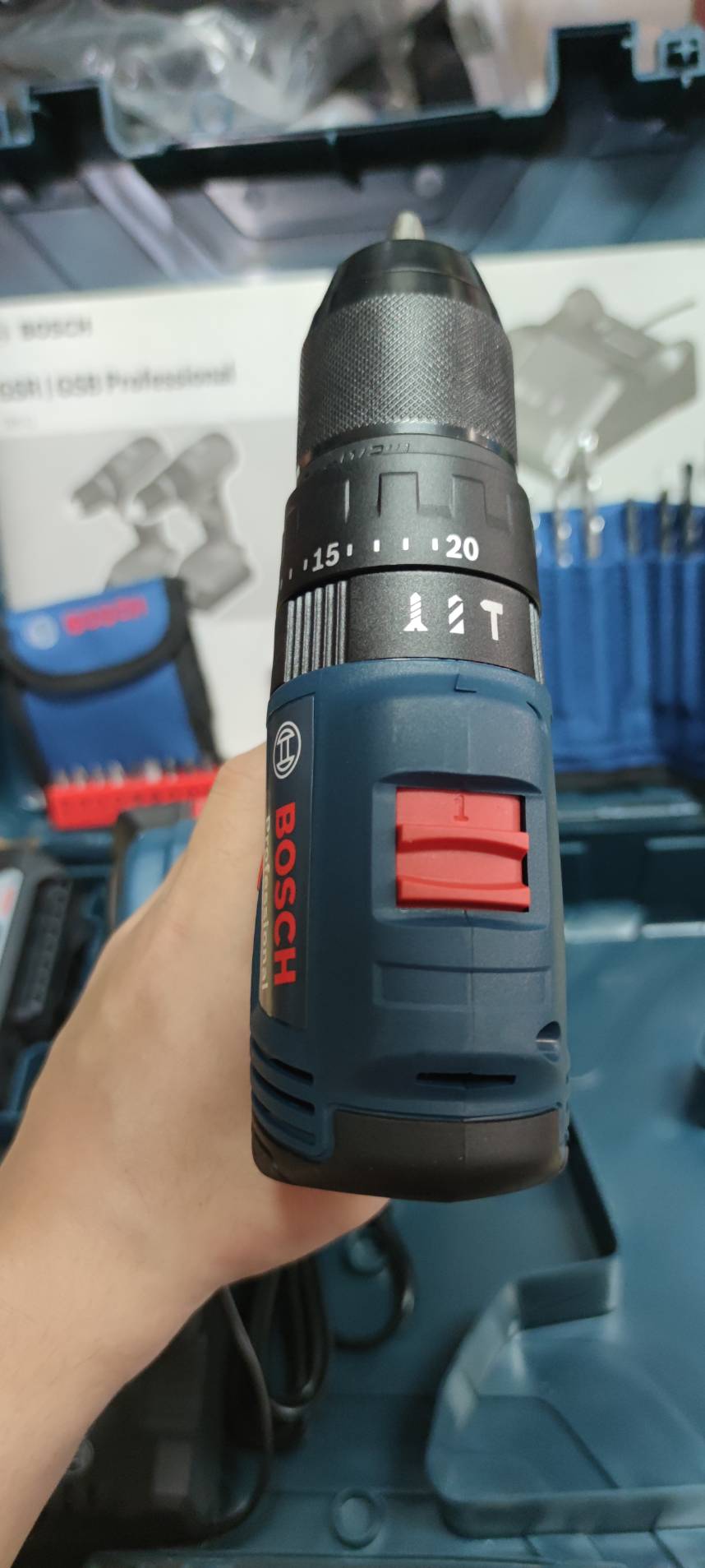 สว่านกระแทกไร้สาย GSB185-LI BOSCH ชุดแบต1ก้อน