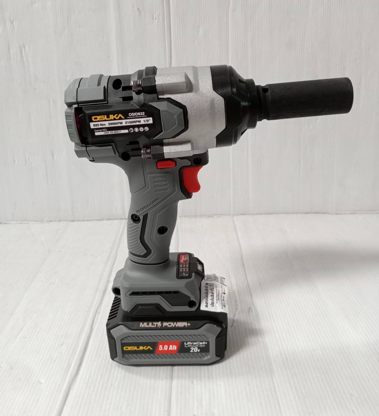 บล็อกไฟฟ้าไร้สายไร้แปรงถ่าน1/2 OSID832-P1 OSUKA