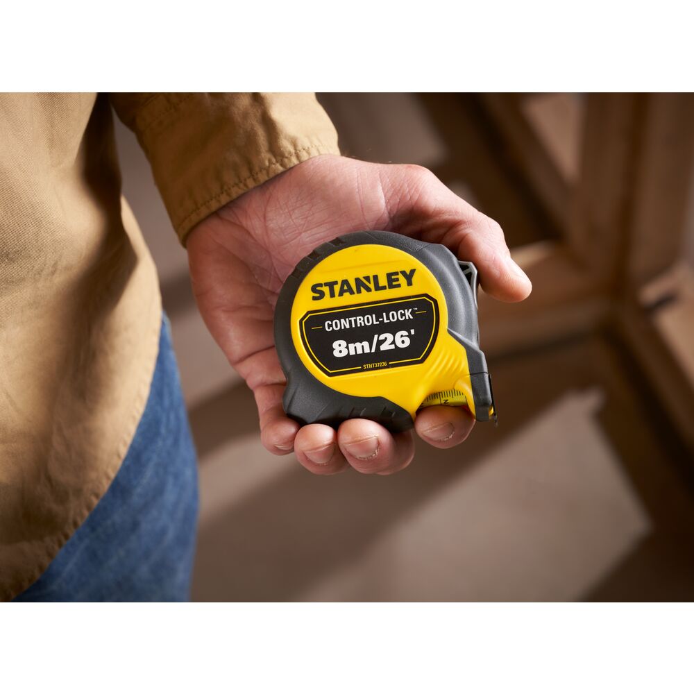 ตลับเมตร8เมตร Control Lock STANLEY #STHT37427