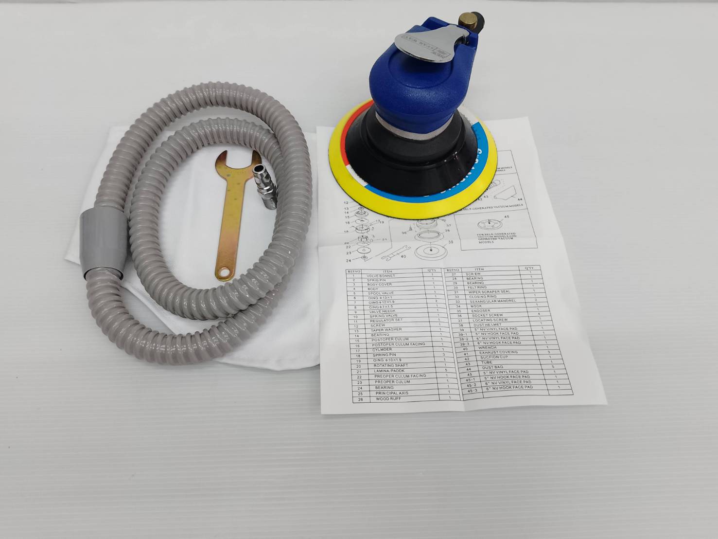 เครื่องขัดกระดาษทรายกลม5" RANDOM ORBIT SANDER STAR WAY