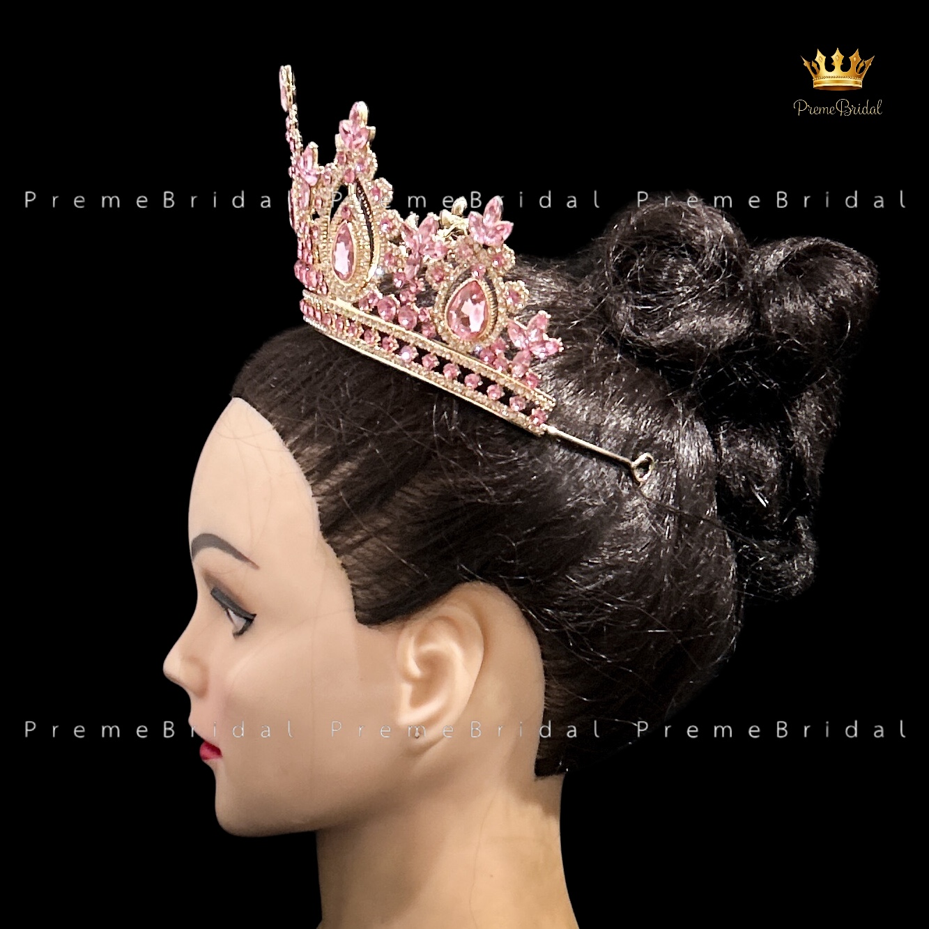 (พร้อมส่ง) เทียร่า 414 มงกุฎนางงาม ครึ่งหัว งานสวย ปราณีต QCเพชรทุกเม็ด สินค้าพร้อมส่งจากไทย