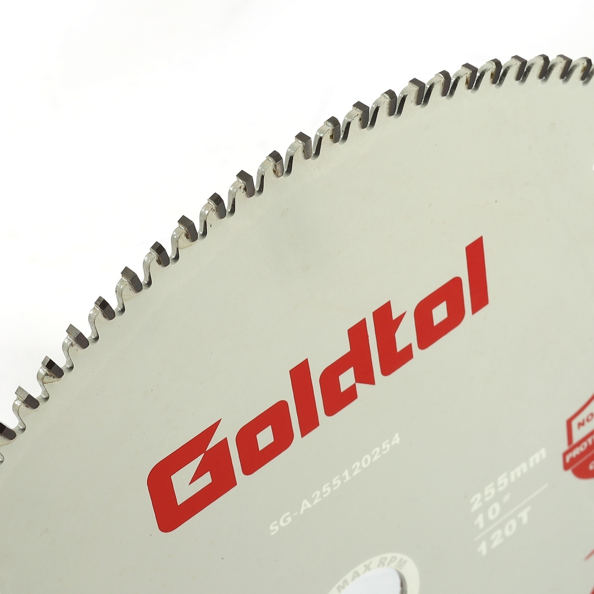Goldtol ใบเลื่อยตัดอลูมิเนียม ฟันTCT 10"x120T