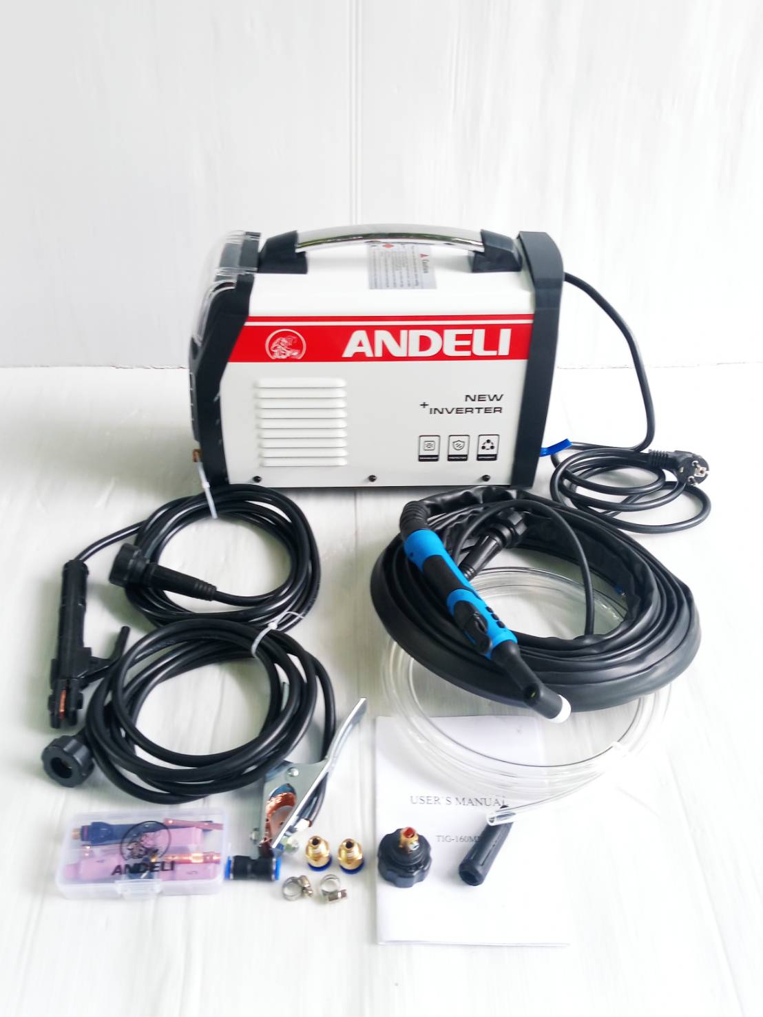 ANDELI ตู้เชื่อมอาร์กอน TIG-160MPC ปรับไฟที่ด้ามเชื่อมได้