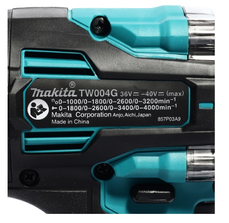 บล็อกไร้สาย1/2" 40V TW004GD201 MAKITA