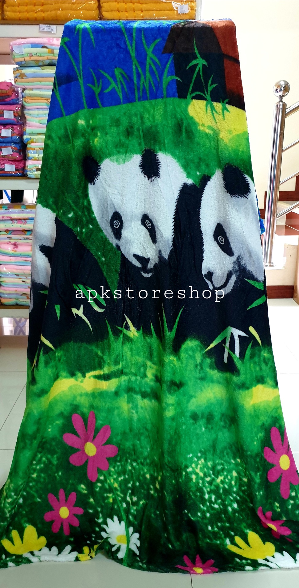 ขายส่ง ผ้าห่มนาโน แบบบาง #APK57-ลายการ์ตูน ส่ง 57 บาท