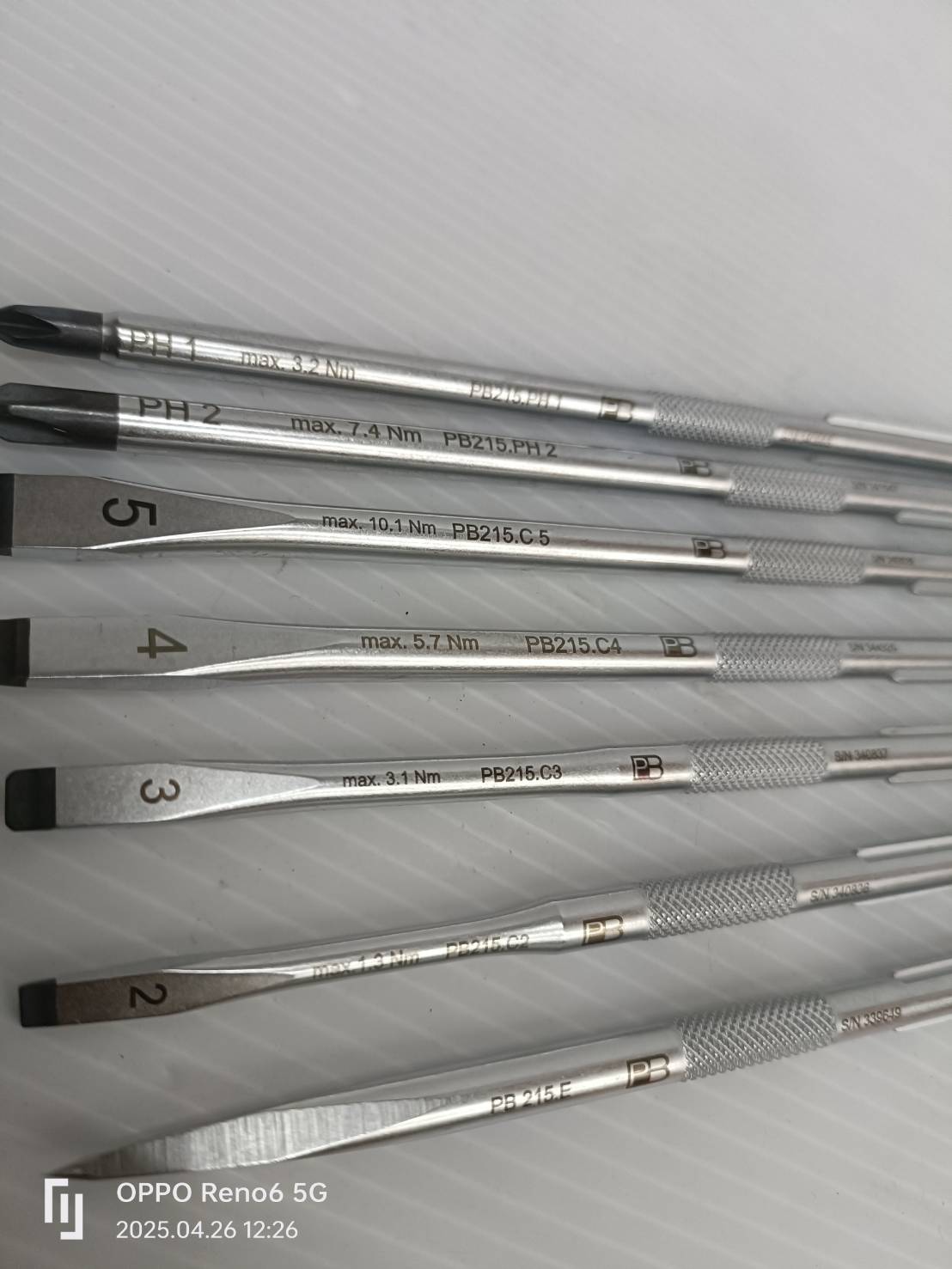 ชุดไขควงพร้อมซองหนัง 10 ตัว/ชุด PB-215L PB SWISS TOOLS