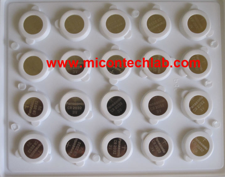 1x แบตเตอรี่ลิเทียมกระดุม CR2032 3V ยี่ห้อ Panasonic (Battery)