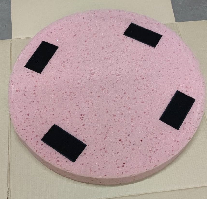 อะไหล่แป้นฟองน้ำ ขัดละเอียด5" (380มม.) หนา46มม.