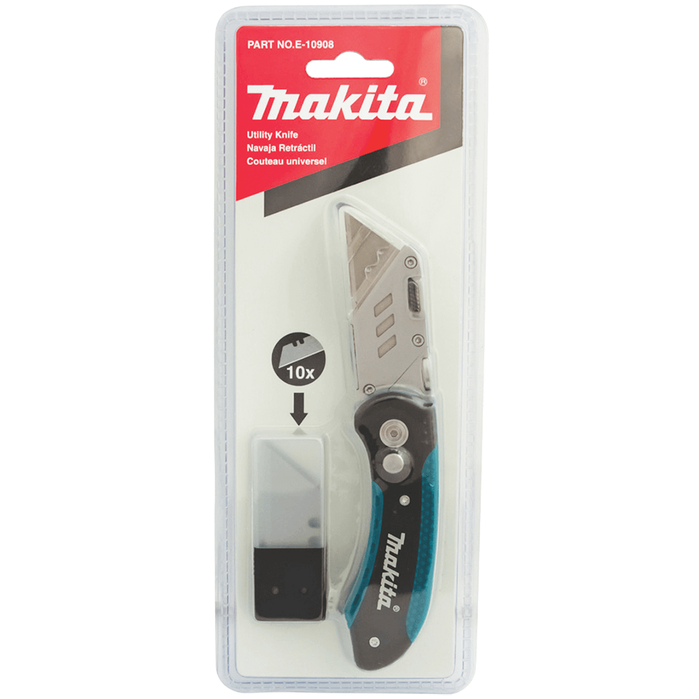 มีดพับ E-10908 +อะไหล่ใบ10ใบ MAKITA