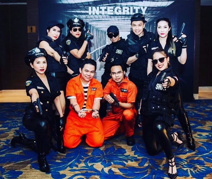 ชุดตำรวจหญิง /ุ ชุดอาชีพ / ชุดอาชีพในฝัน