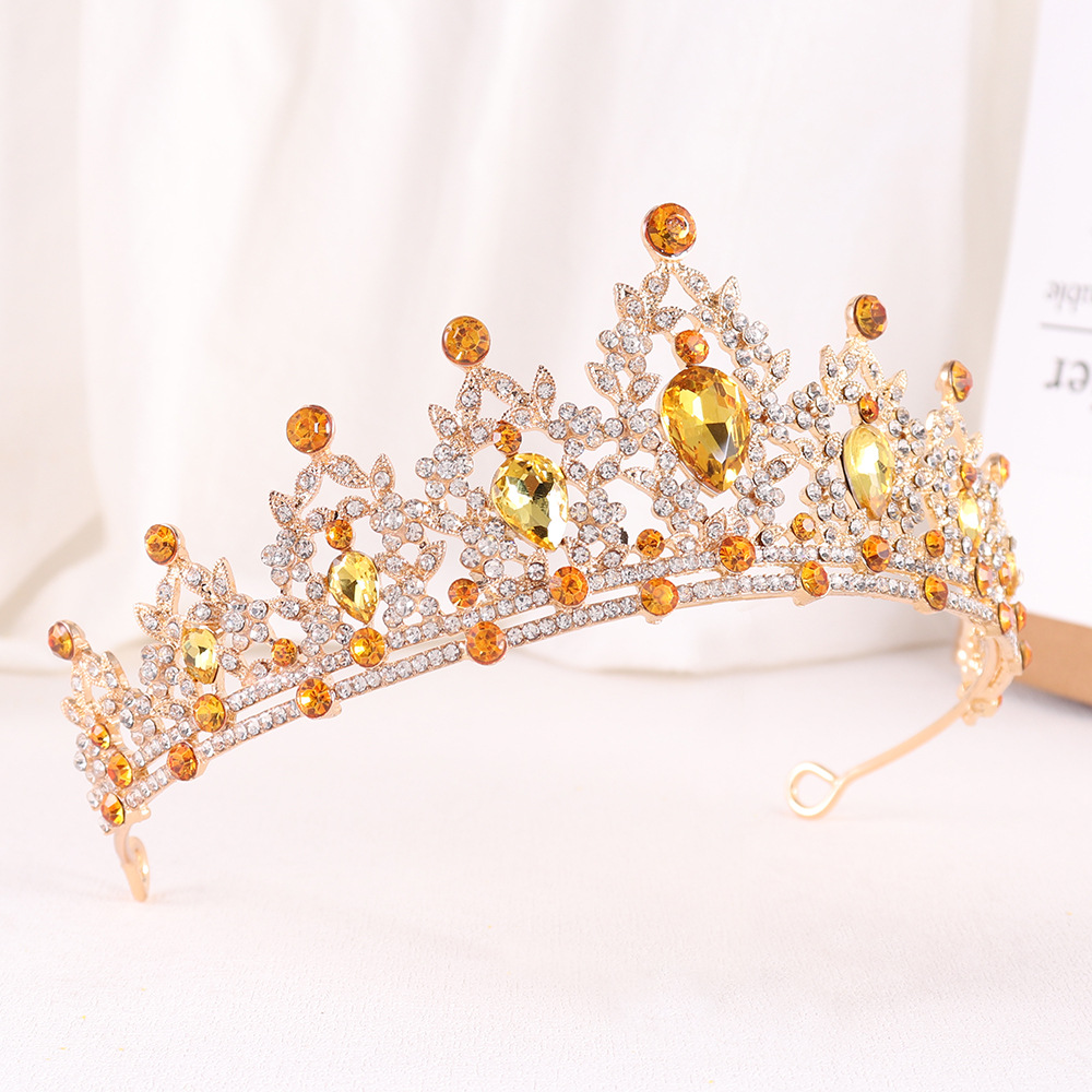 (พร้อมส่ง) เทียร่า 146 สีทอง-เหลืองA งานสวย ปราณีต QCเพชรทุกเม็ด สินค้าพร้อมส่งจากไทย