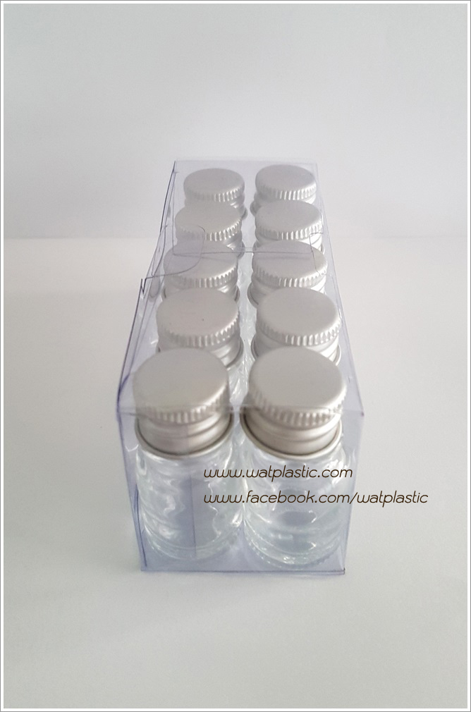 กล่องใส่ น้ำมันหอมระเหย เมนทอล แพค 10 ขวด ขนาด 4.2 x 10.4 x 4.5 cm