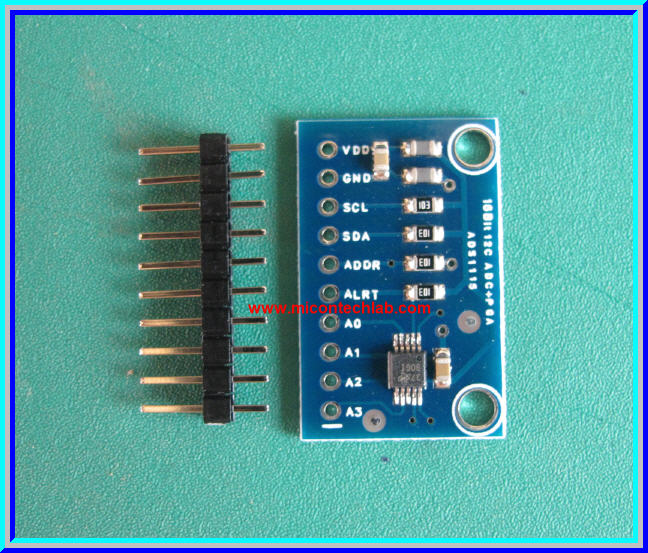1x แผงวงจร ADS1115 แปลงแอนาลอกเป็นดิจิตอล ADC 4 ช่อง 16-Bit