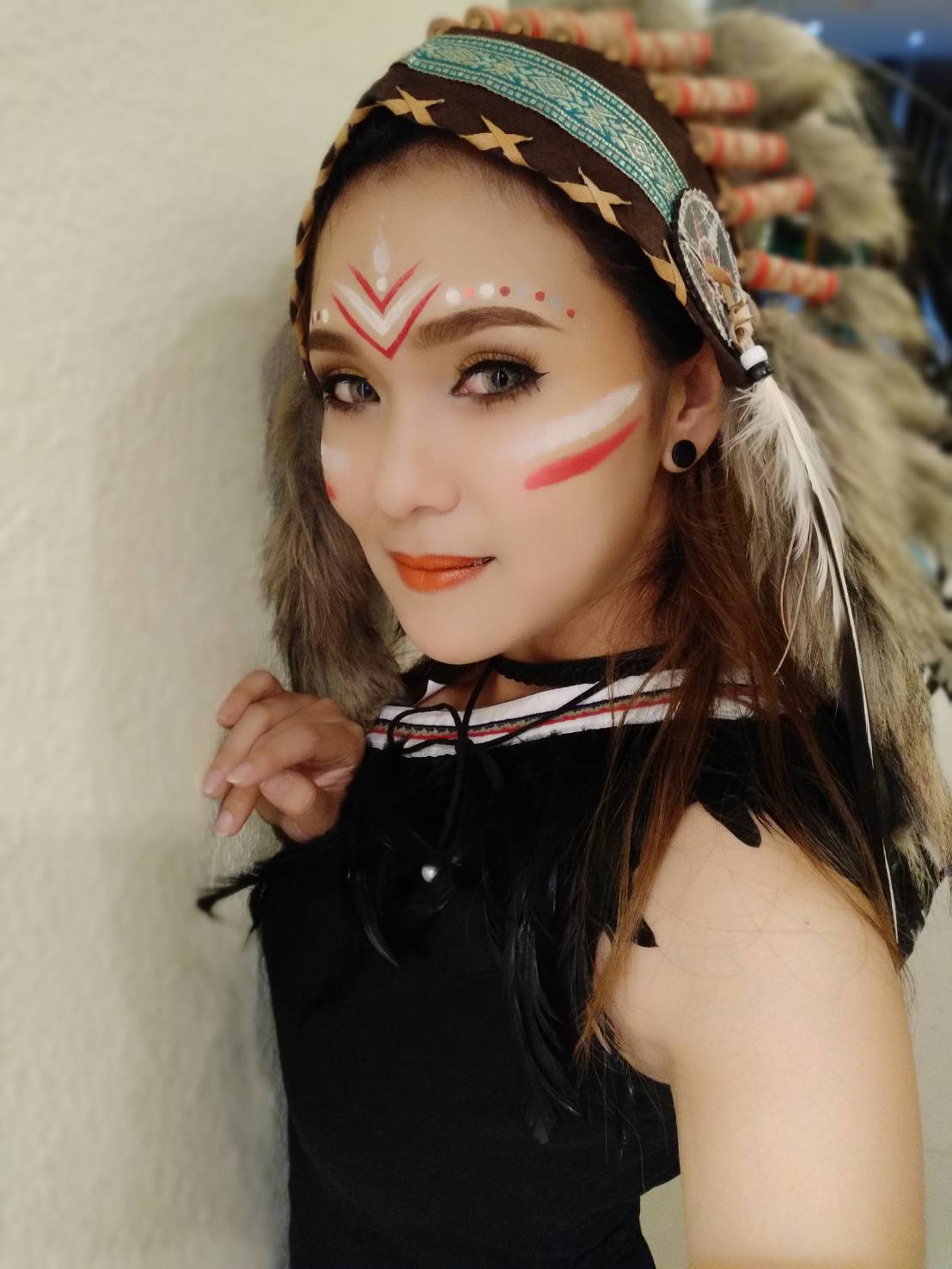 ชุดอินเดียแดงหญิง