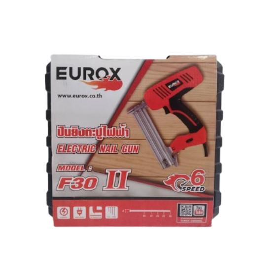 EUROX ปืนยิงตะปูไฟฟ้า ขาเดียว F30 II รุ่น 02-210-012