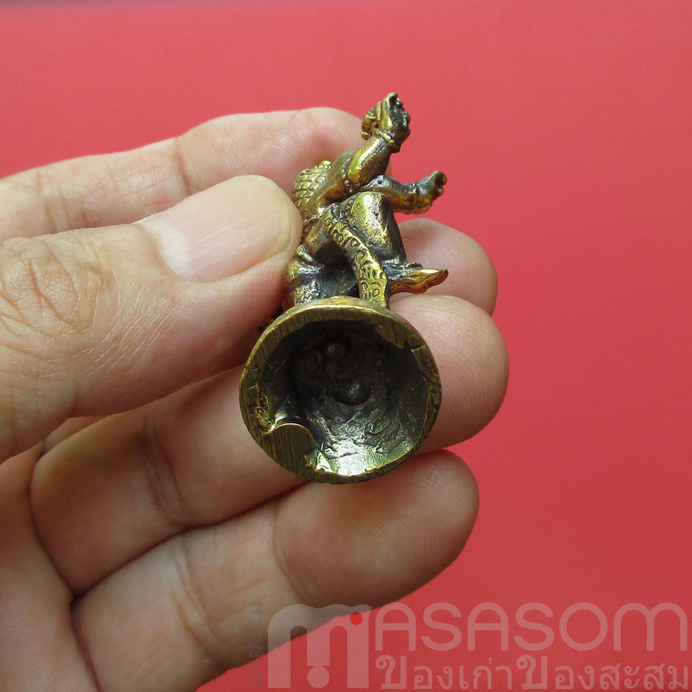 พระพิฆเนศทองเหลืองปางร่ายรำ