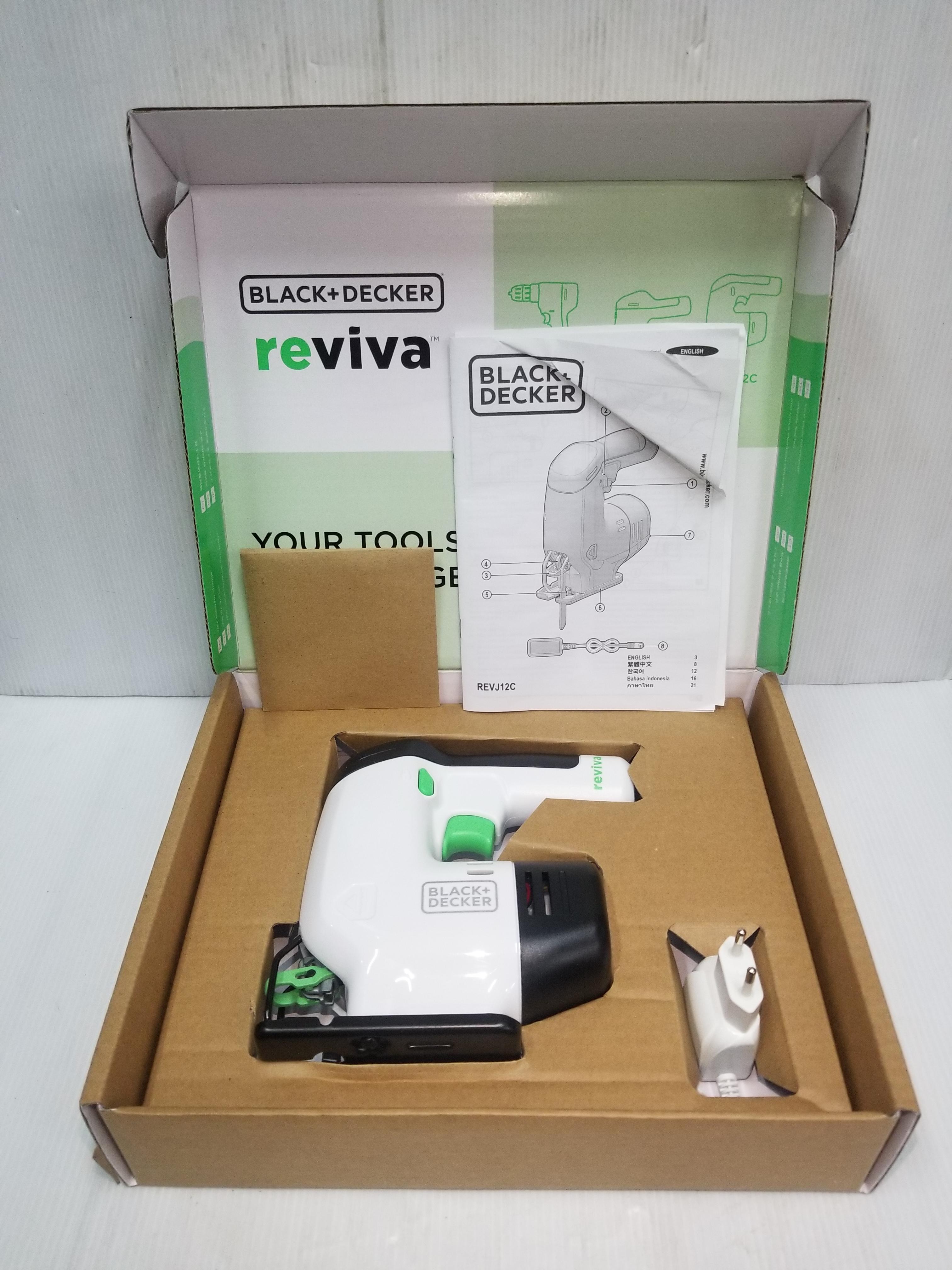 เลื่อยจิกซอ12V REVJ12C BLACK&DECKER REVIVA