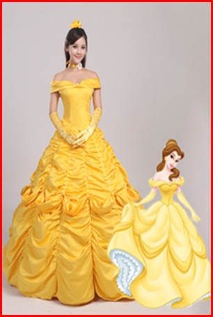 ชุดเจ้าหญิงเบล @ Beauty & the Beast