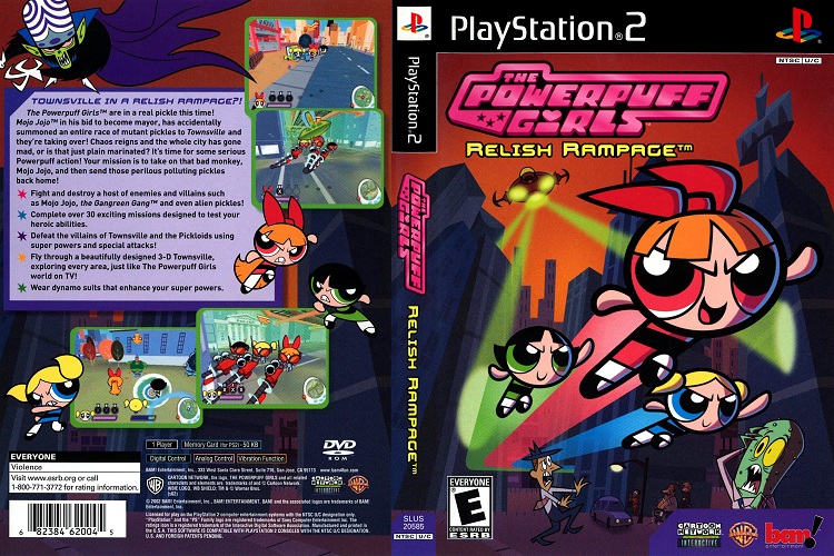 THE POWERPUFF GIRLS RELISH RAMPAGE [US : DVD5 1 Disc]