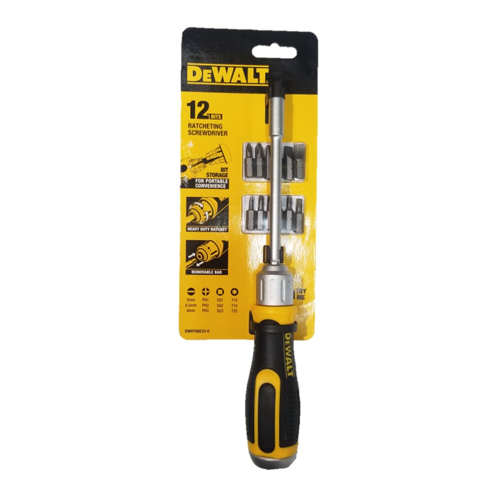 ชุดไขควงเปลี่ยนหัว 12 ดอก รุ่น DWHT69233-0 DEWALT