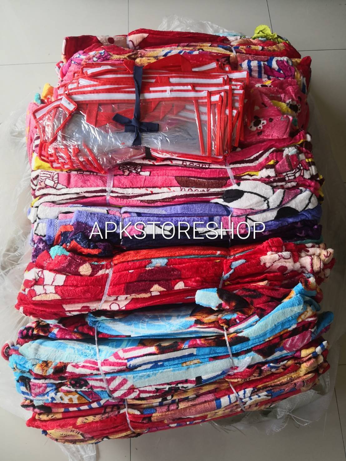 ขายส่ง ผ้าห่มนาโน แบบบาง #APK57-ลายการ์ตูน ส่ง 57 บาท